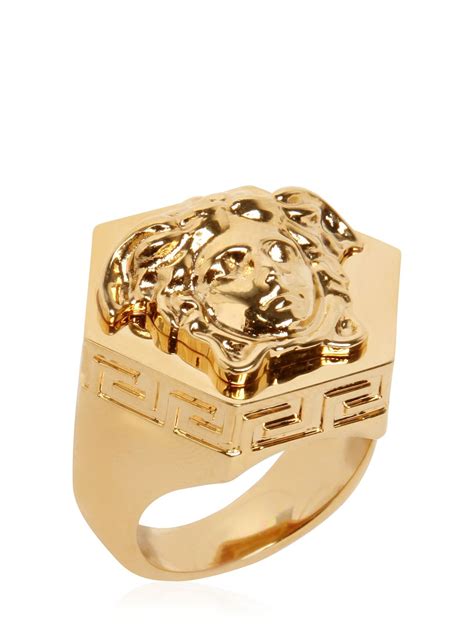 bague homme versace or|bagues homme.